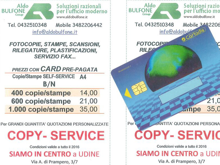 copy service udine aldo bulfone